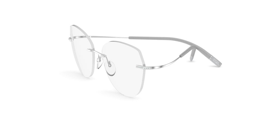 SILHOUETTE 5538 IH 7000 NA Rimless 52 140 Titanium FRAME