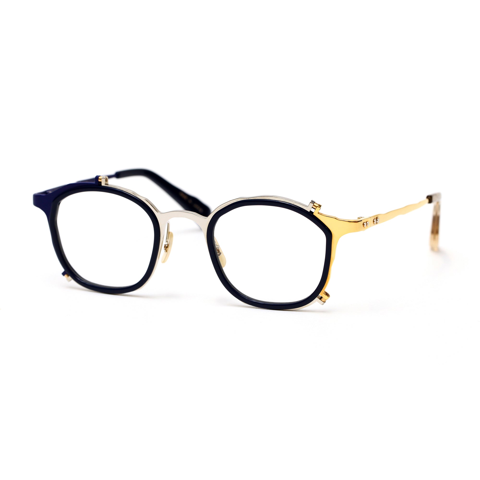 MASAHIRO MARUYAMA MM0030 BROKEN NVY SIL GLD 46 FRAME