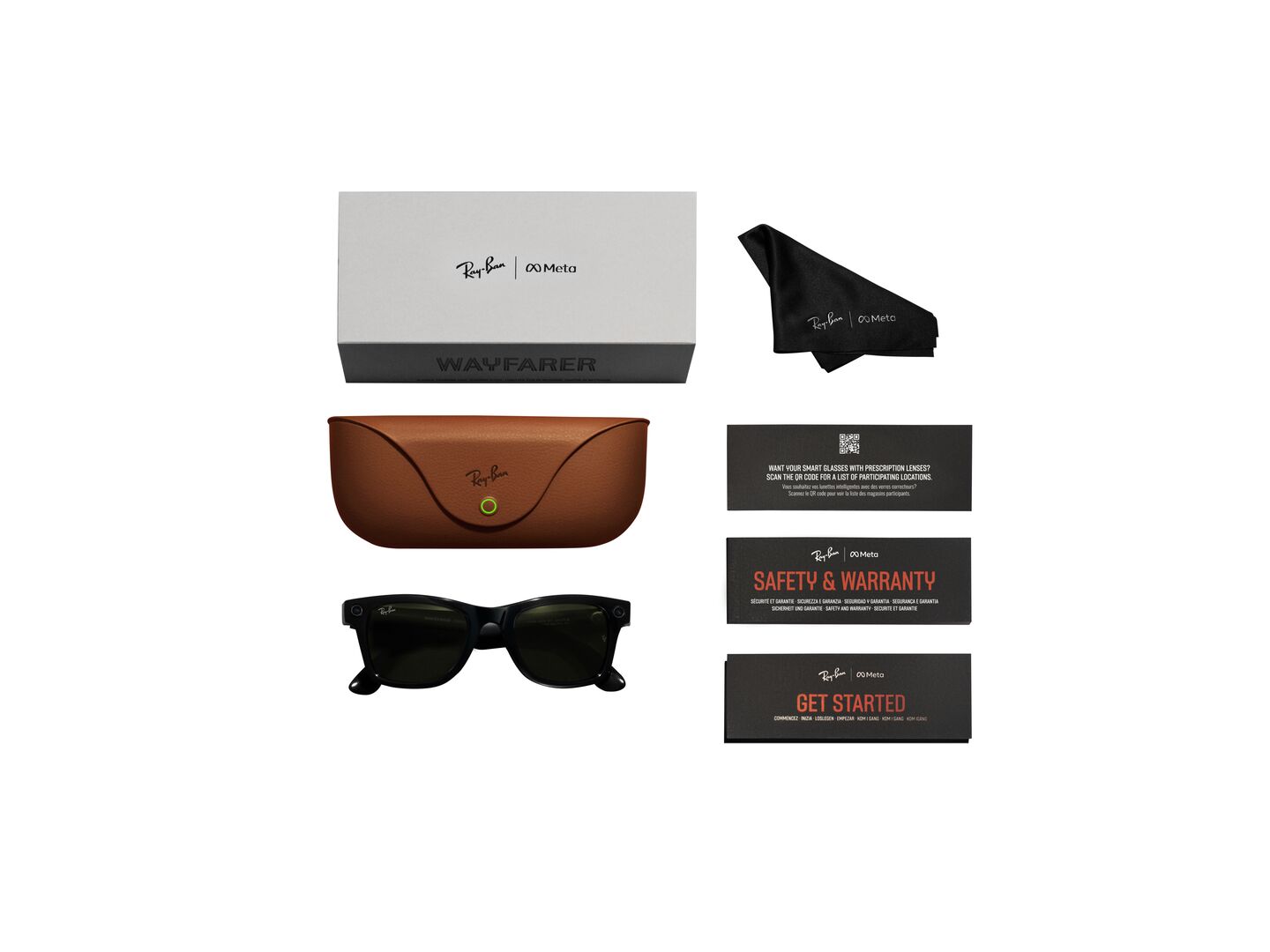RAYBAN 0RW4006 601SB 50 META SUNGLASSES