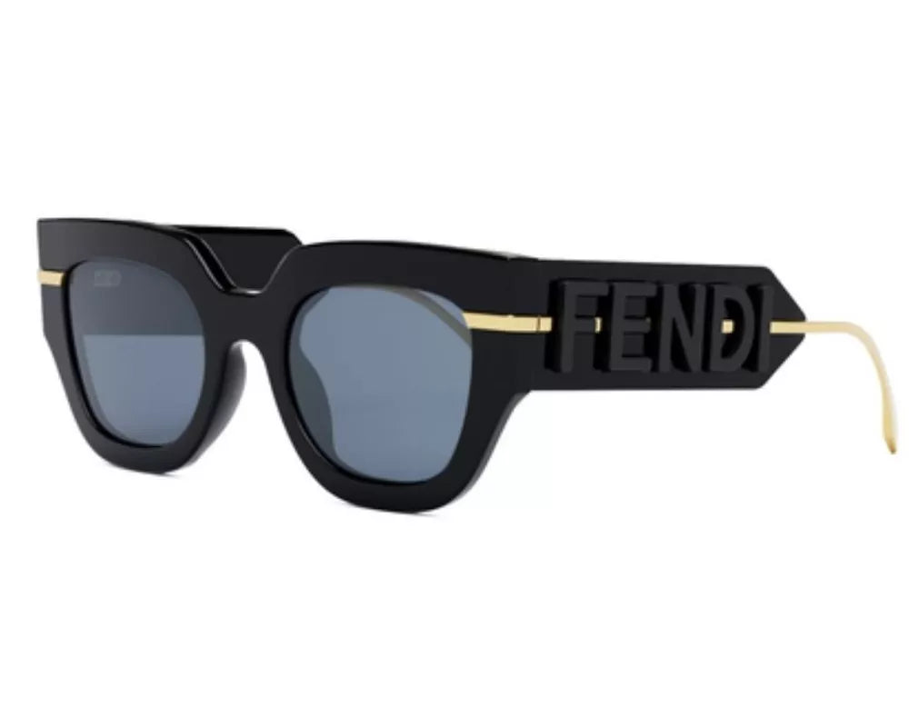 FENDI FE40097I 01V 51 SUNGLASSES