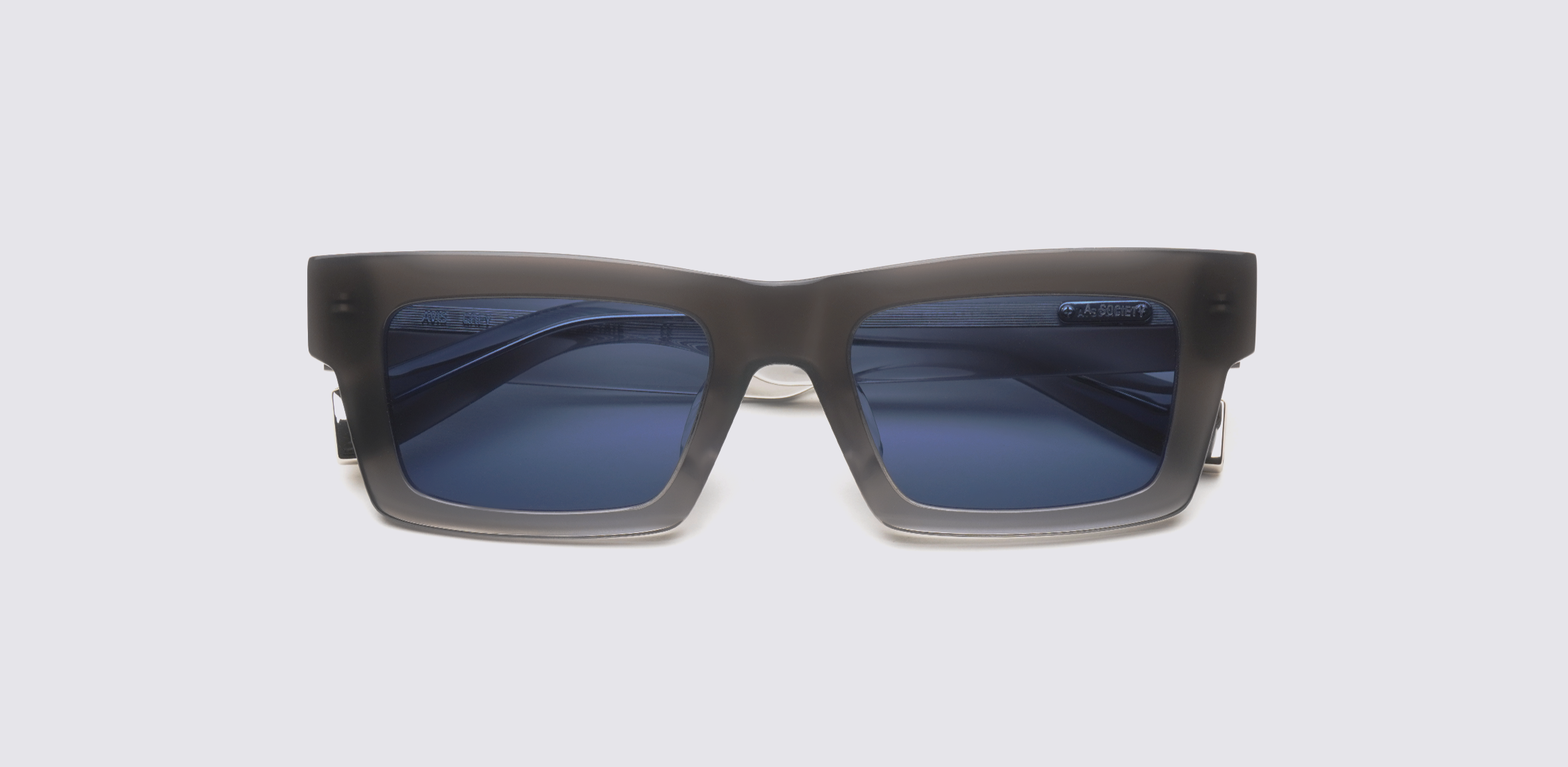 A SOCIETY AVIS GREY 52 SUNGLASSES