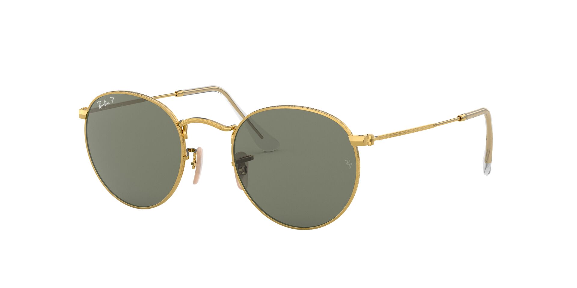 RAYBAN RB3447 ROUND METAL 001/58 50 SUNGLASSES