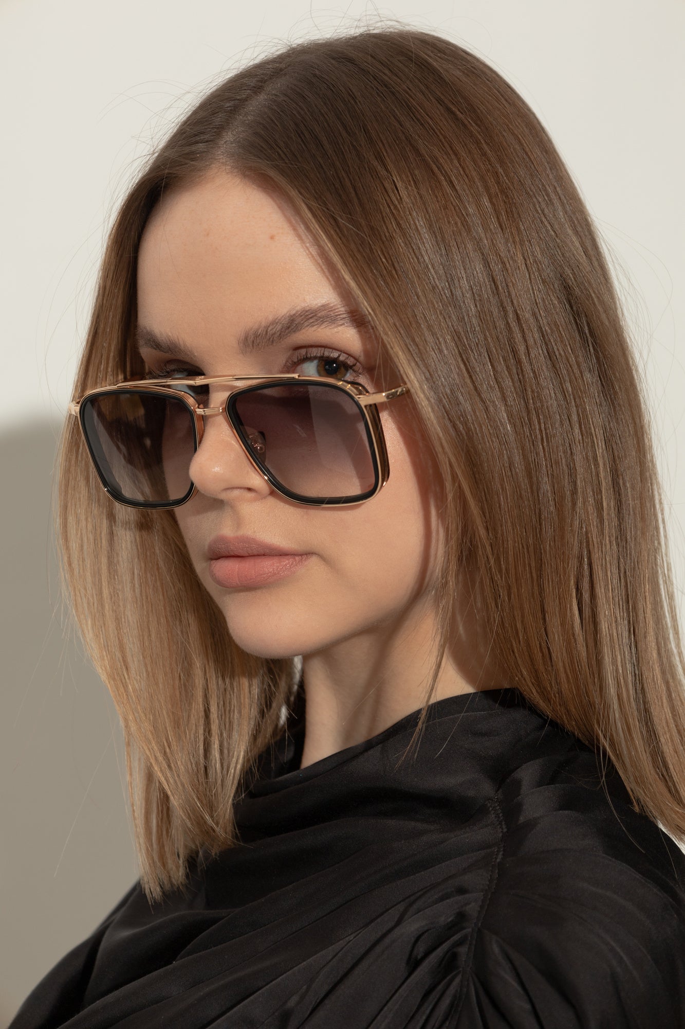 JOHN DALIA BRAD C114 55 SUNGLASSES