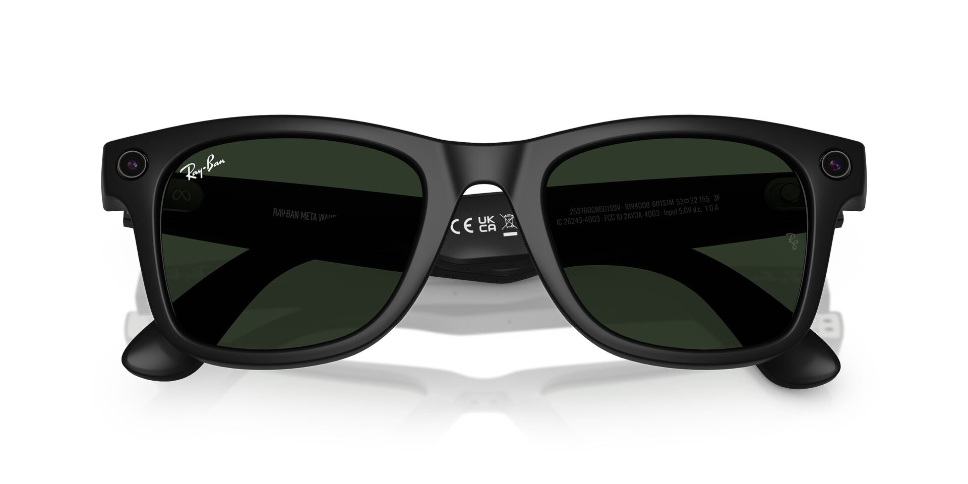 RAYBAN 0RW4008 601S1M META 53 SUNGLASSES