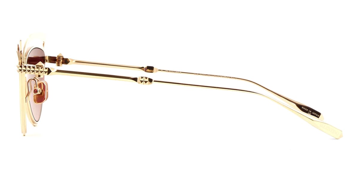 VALENTINO VLS118C V-GLASSLINER GLD POW 55 SUNGLASSES