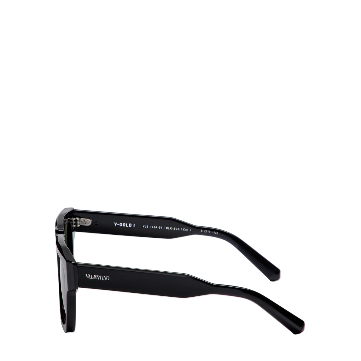 Valentino brand new sunglasses authentication card available Valentino Eyewear Vlogo Sign - Shiny Black Sunglasses  main image 2