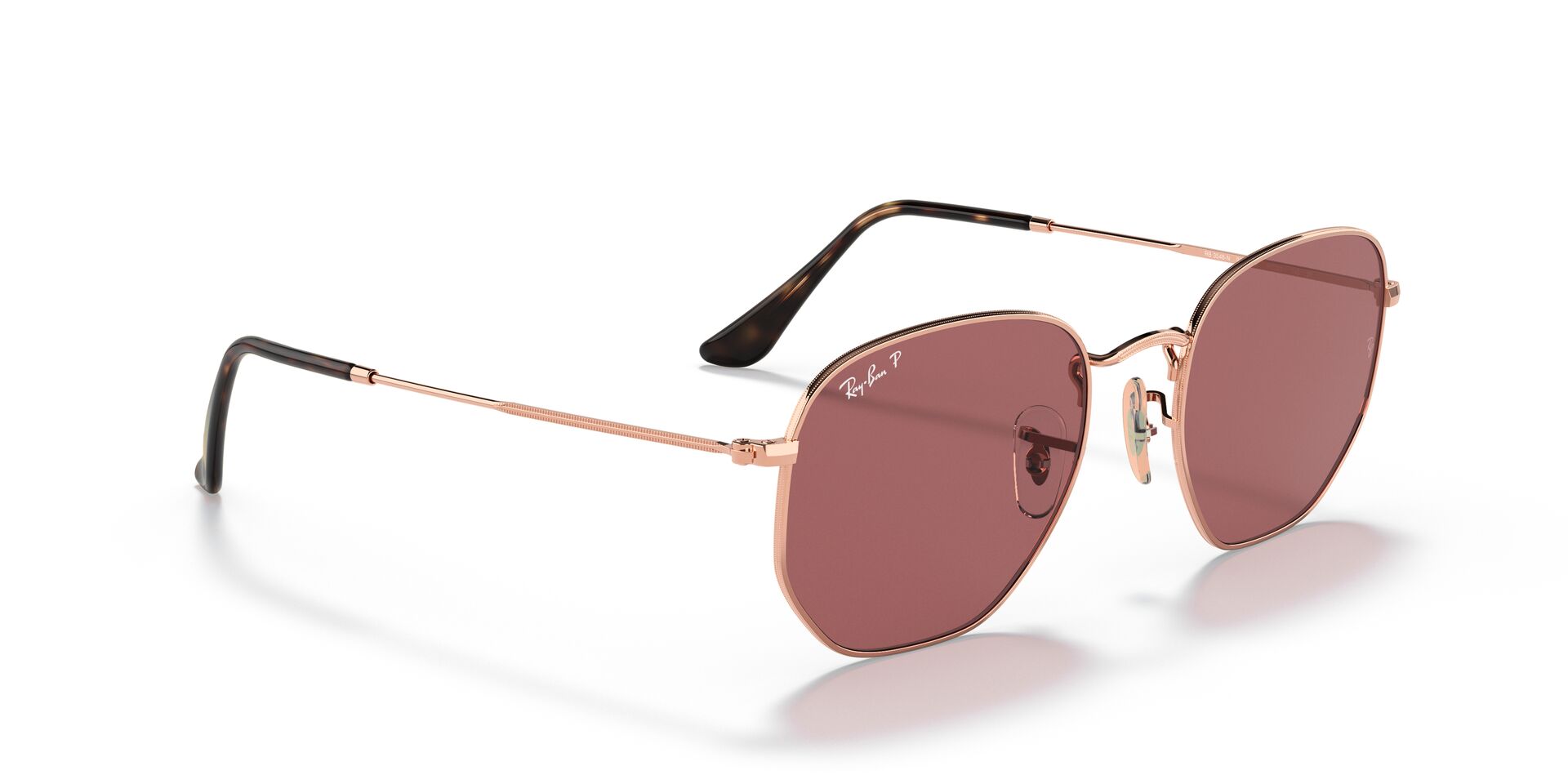 RAYBAN RB3548N HEXAGONAL 9202AF 51 SUNGLASSES