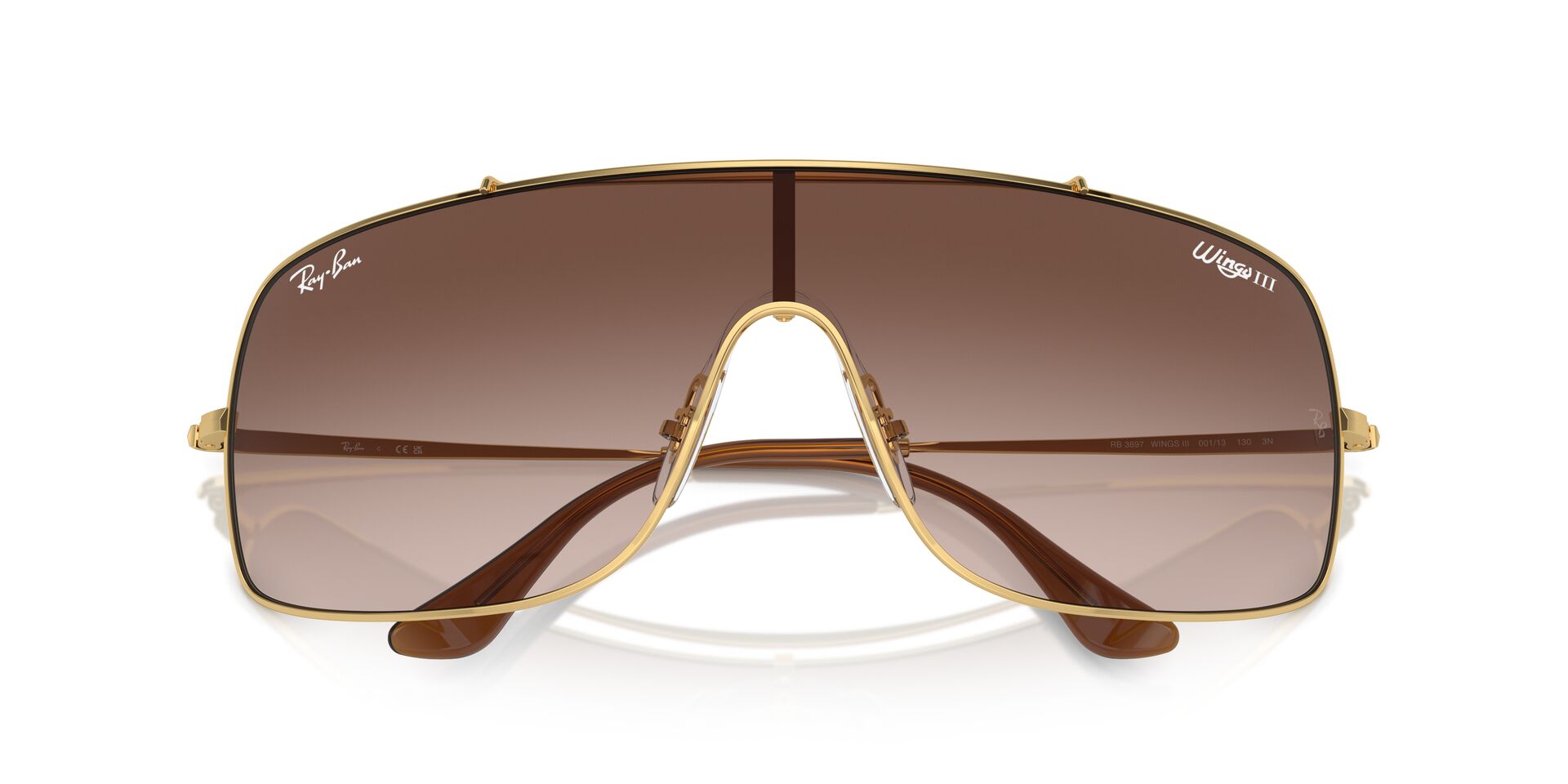 RAYBAN RB3897 WINGS III 001/13 36 SUNGLASSES