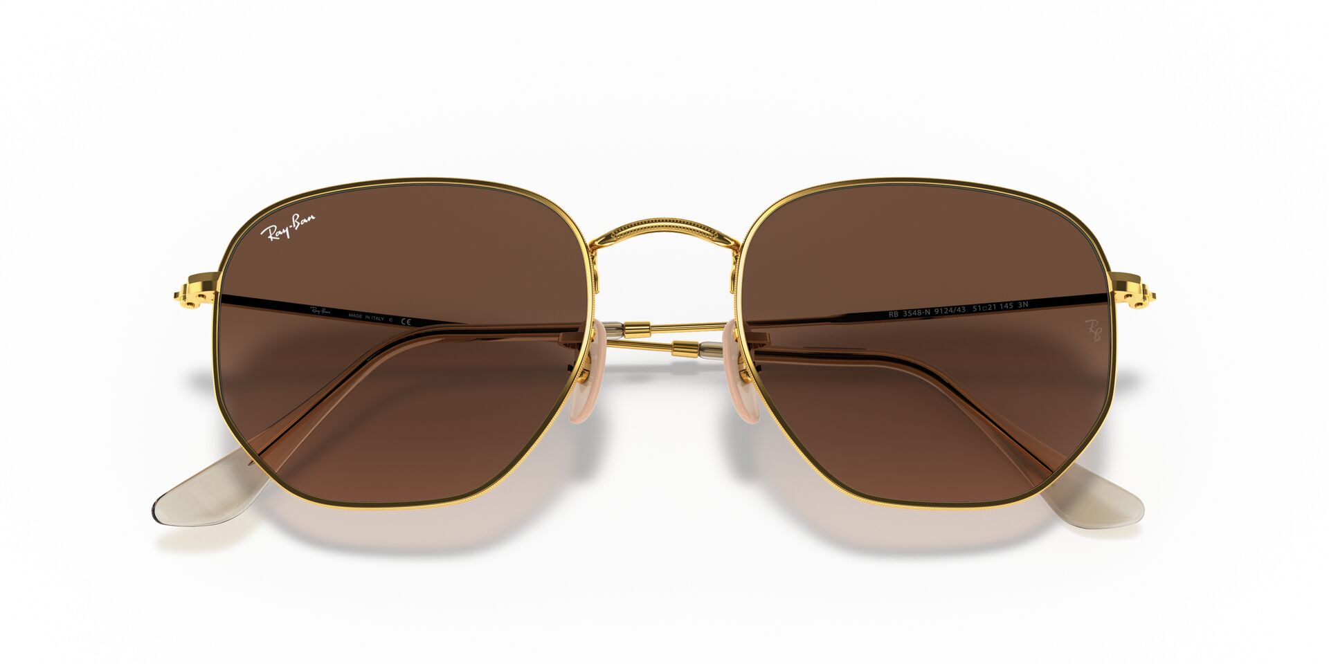 RAYBAN RB3548N HEXAGONAL 912443 51 SUNGLASSES