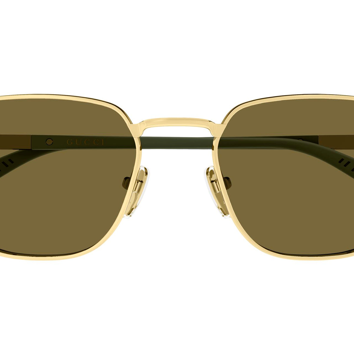 NWT Gucci GG2093S-003 Sunglasses Gucci GG2093S 003 Gold Khaki Sunglasses - eye-oo.com main image 2