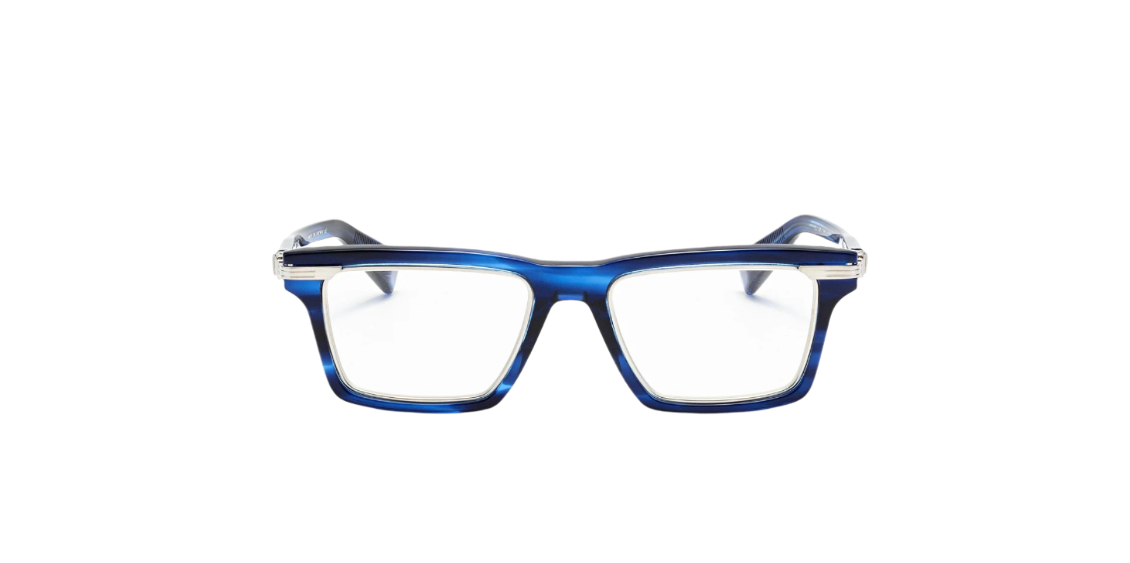 BALMAIN PARIS BPX141C LEGION IV BLU SLV 53 FRAME