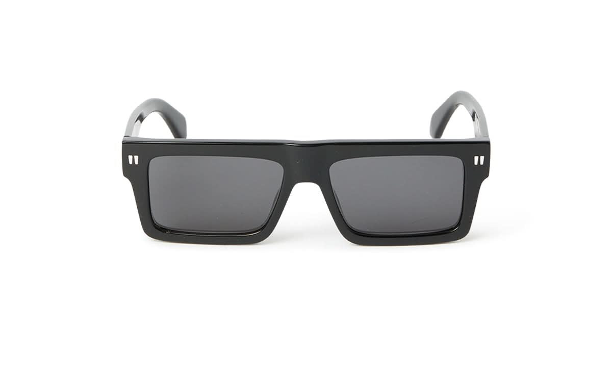 Off-White OERI13Z CHANDLER 1007 Square Sunglasses – Black\\ Grey Buy OFF-WHITE Black Acetate Square Sunglasses with Grey  main image 4