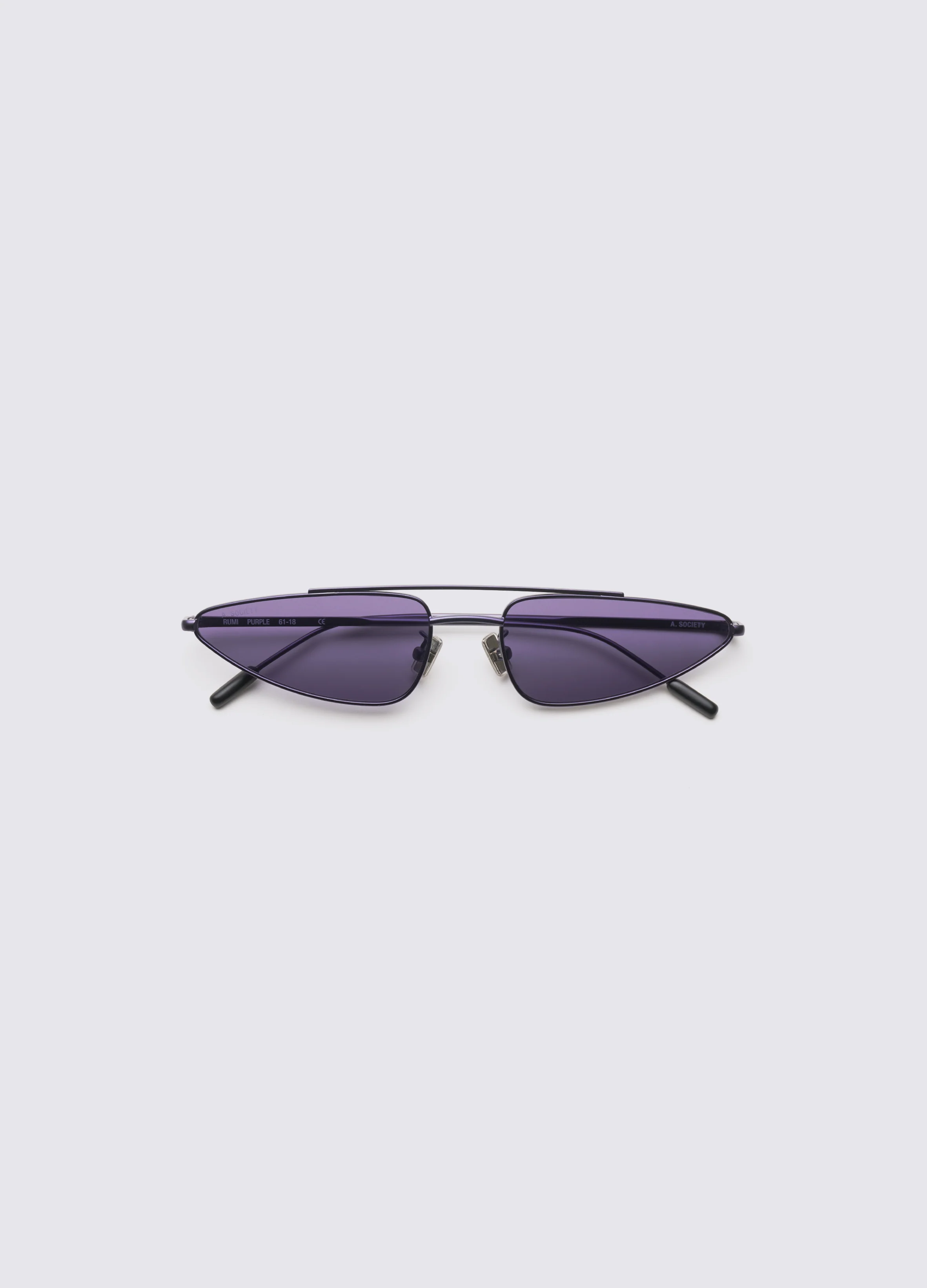 A SOCIETY RUMI PURPLE 61 SUNGLASSES - Main Image