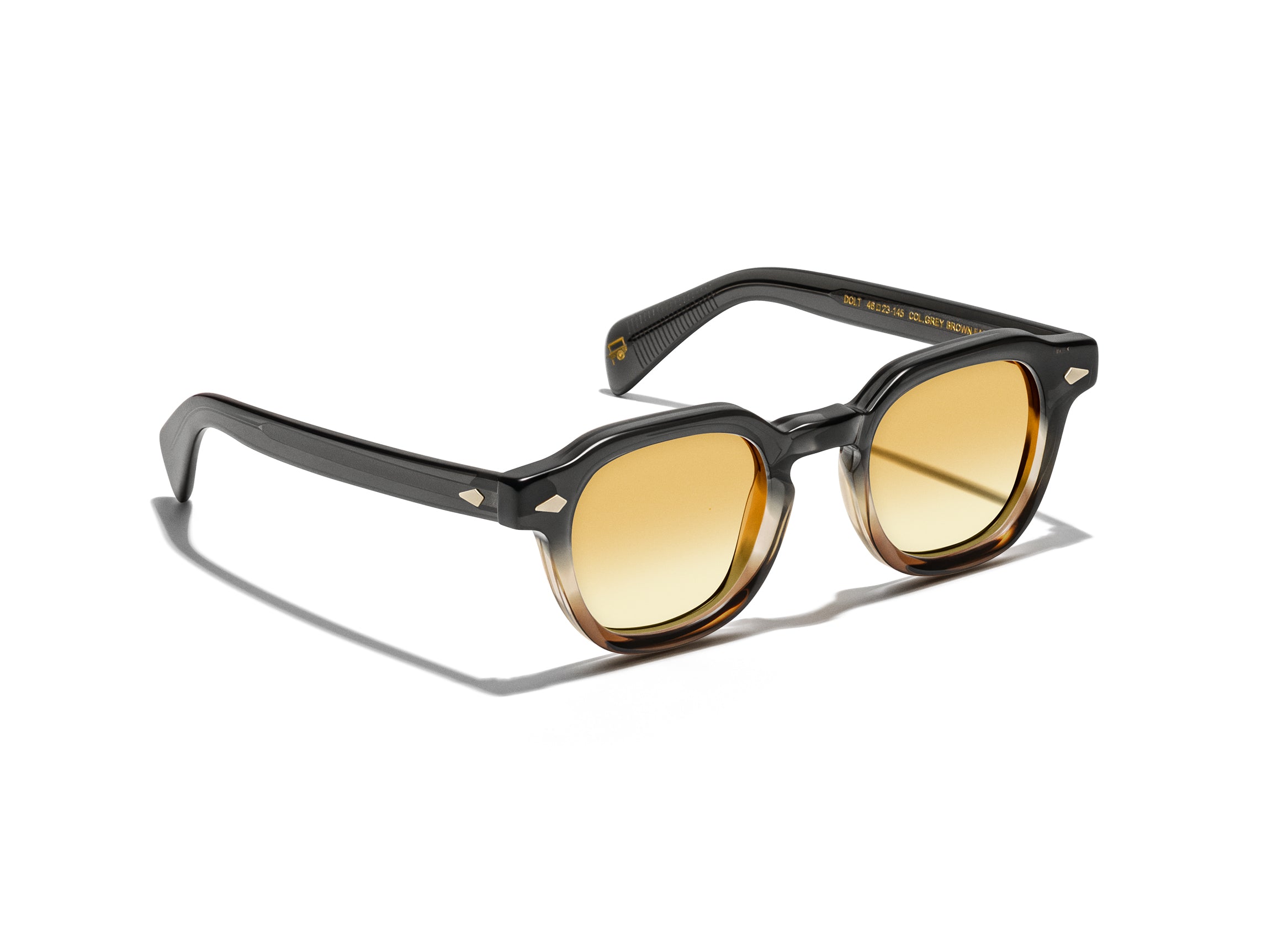 MOSCOT DOLT SUN GREY BROWN FADE 49 SUNGLASSES