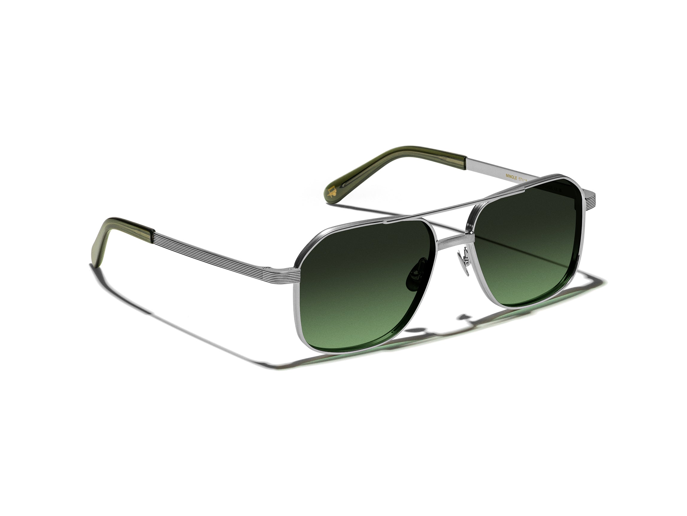MOSCOT MINGLE SUN SILVER 57 SUNGLASSES