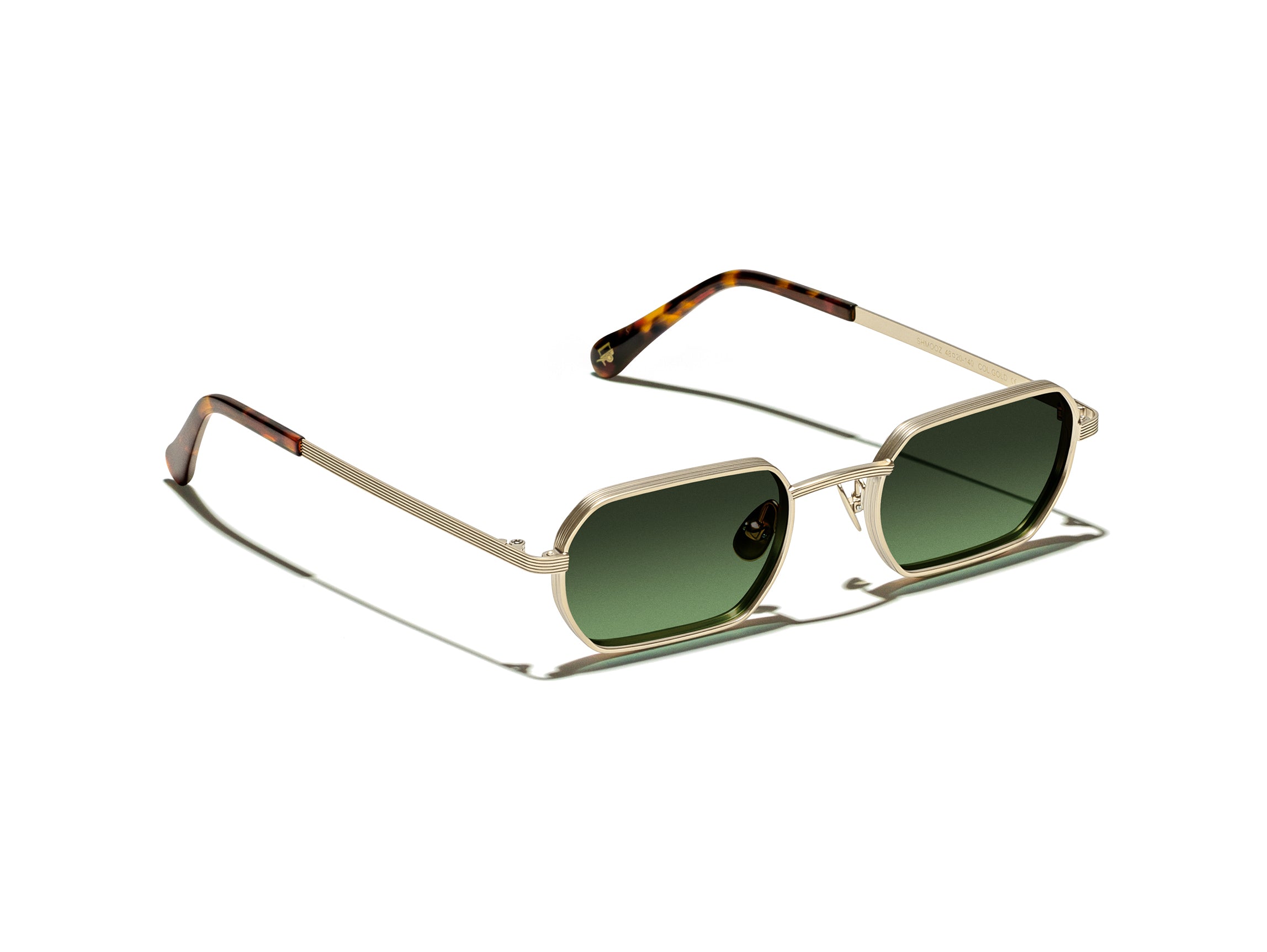MOSCOT SHMOOZ SUN GOLD 48 SUNGLASSES