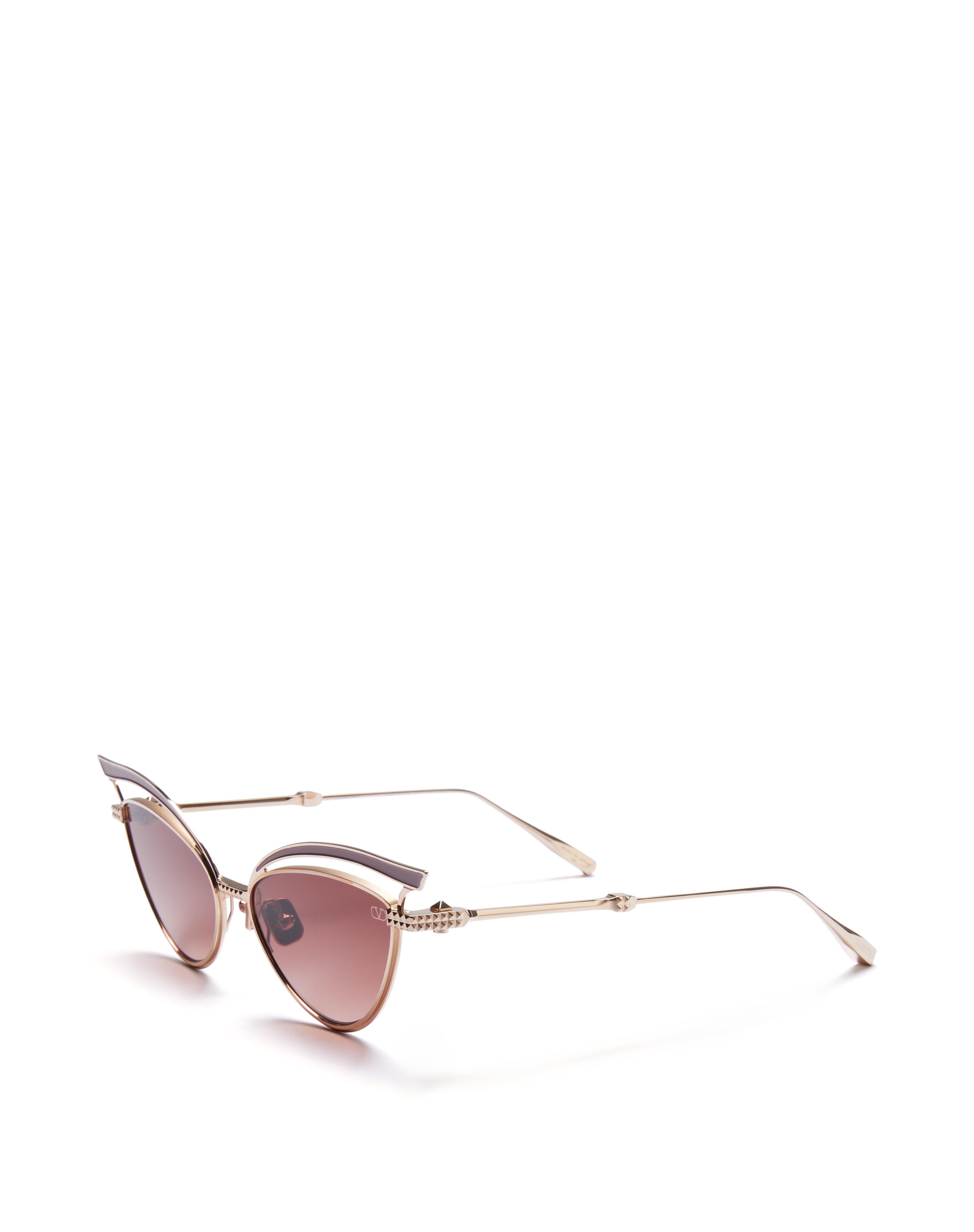 VALENTINO VLS118C V-GLASSLINER GLD POW 55 SUNGLASSES