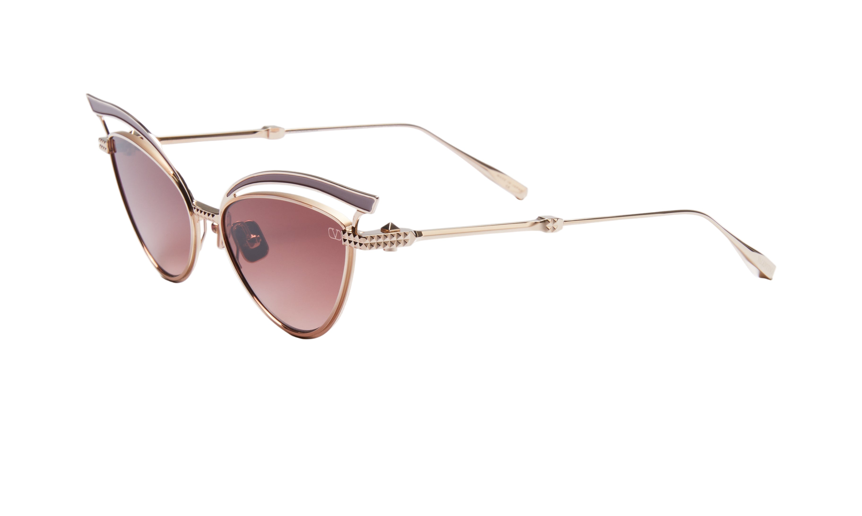 VALENTINO VLS118C V-GLASSLINER GLD POW 55 SUNGLASSES