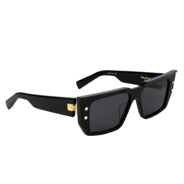 BALMAIN PARIS BPS128A B-VI BLK GLD 54 SUNGLASSES