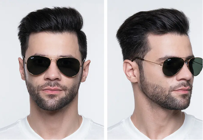 RAYBAN RB3025I AVIATOR 0015 55 SUNGLASSES