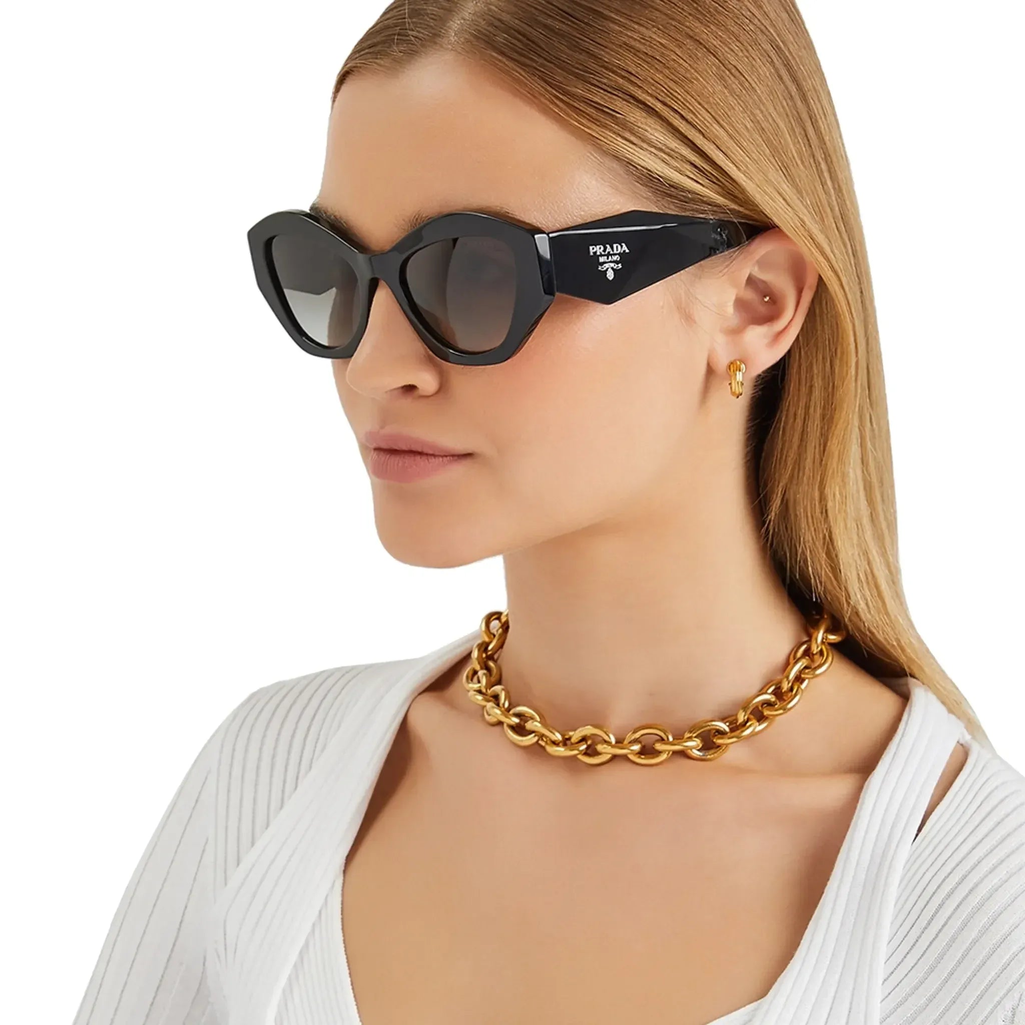 PRADA PR19ZS 1AB0A7 55 SUNGLASSES