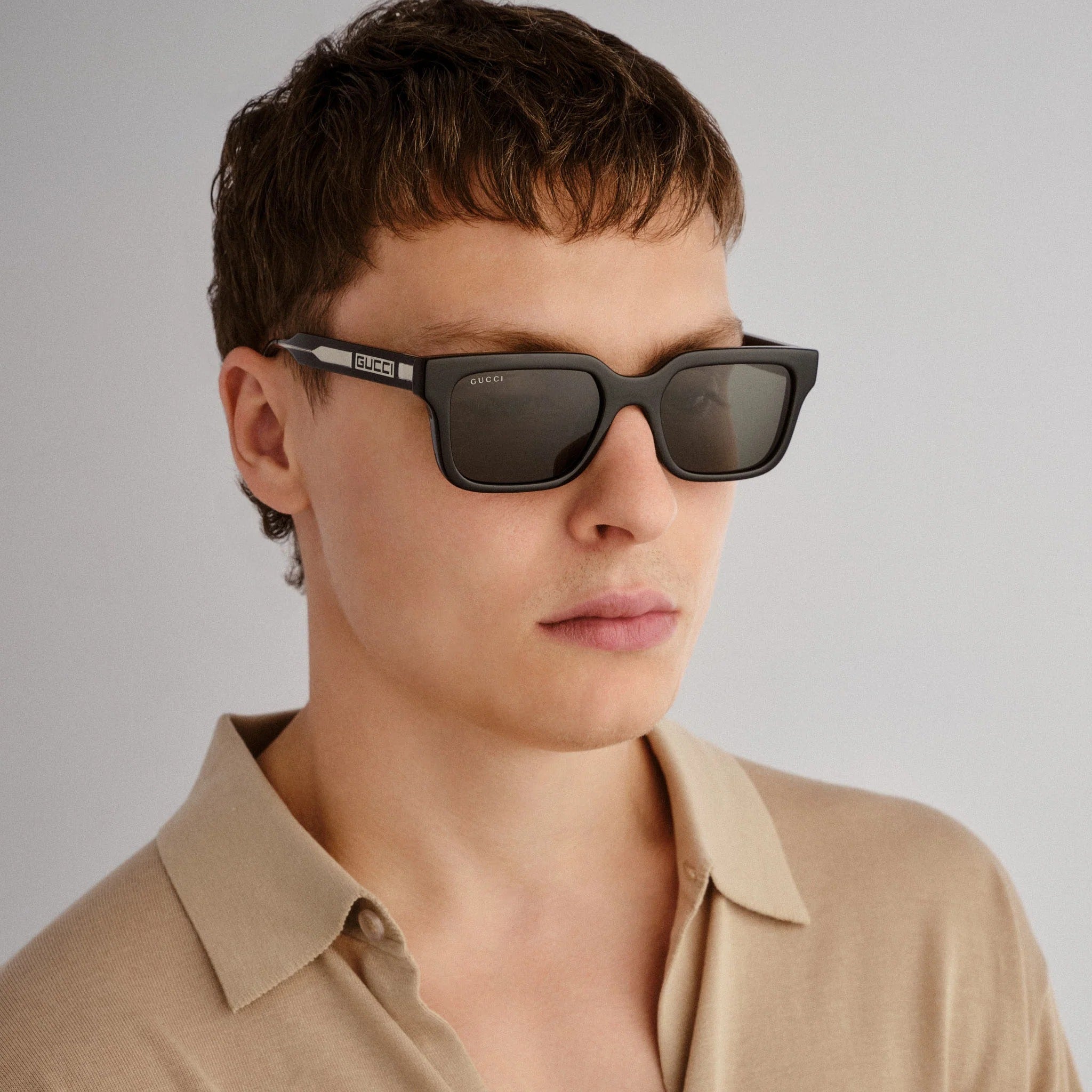 GUCCI GG1732SK 001 55 SUNGLASSES