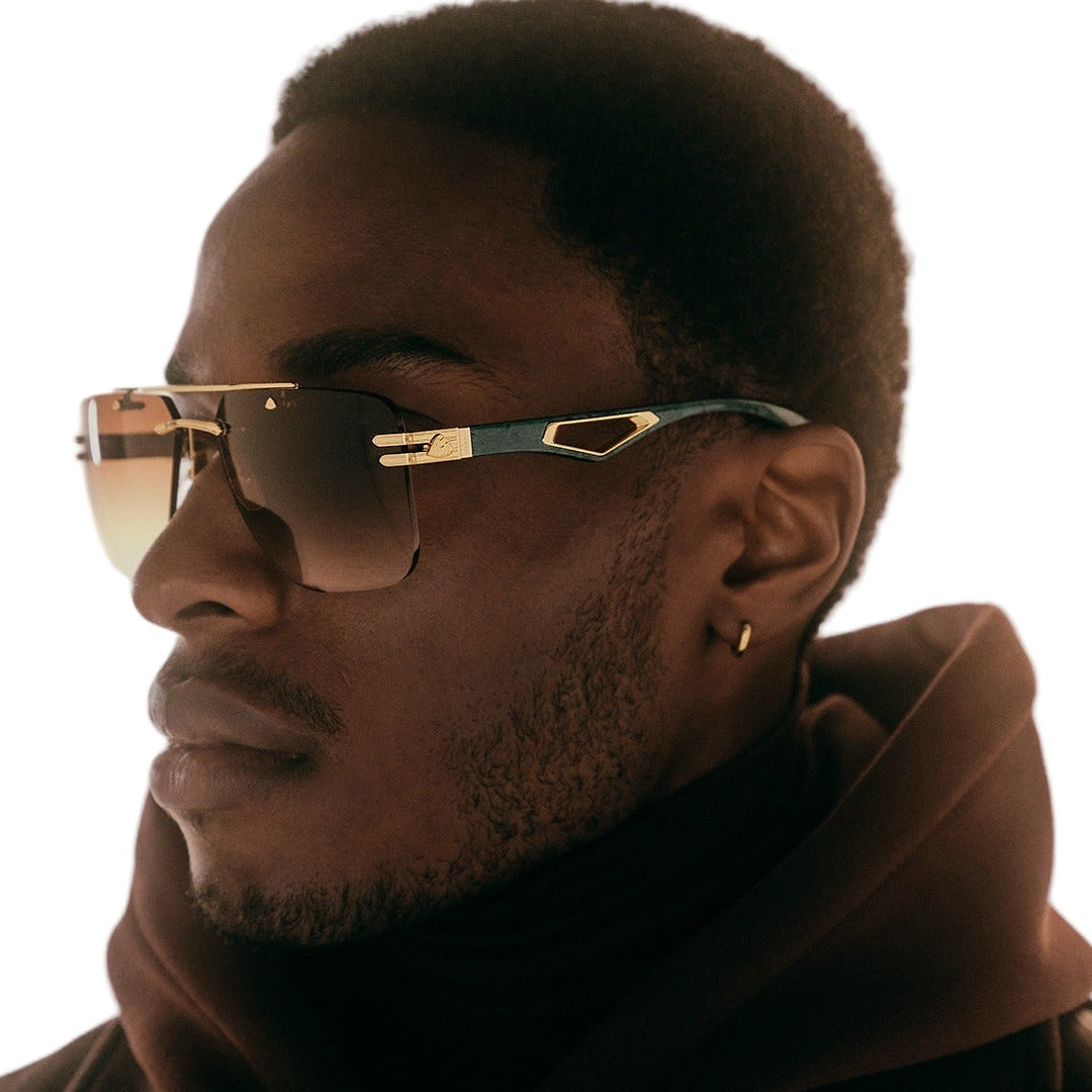 MAYBACH THE PRESIDENT I GWCZM09 0004 Rimless 62 145 Composite Plastic + Metal SUNGLASSES