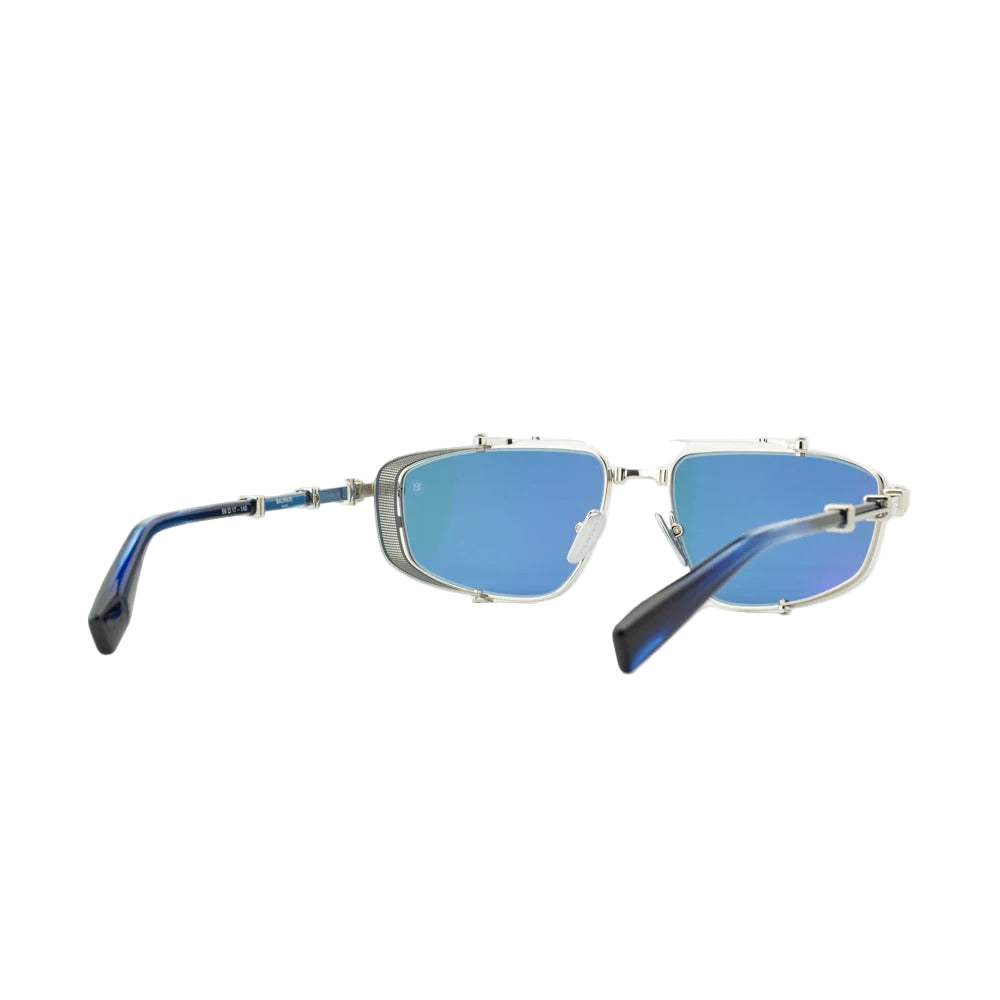 BALMAIN PARIS BPS142F BRIGADE SLV BLU 56 SUNGLASSES