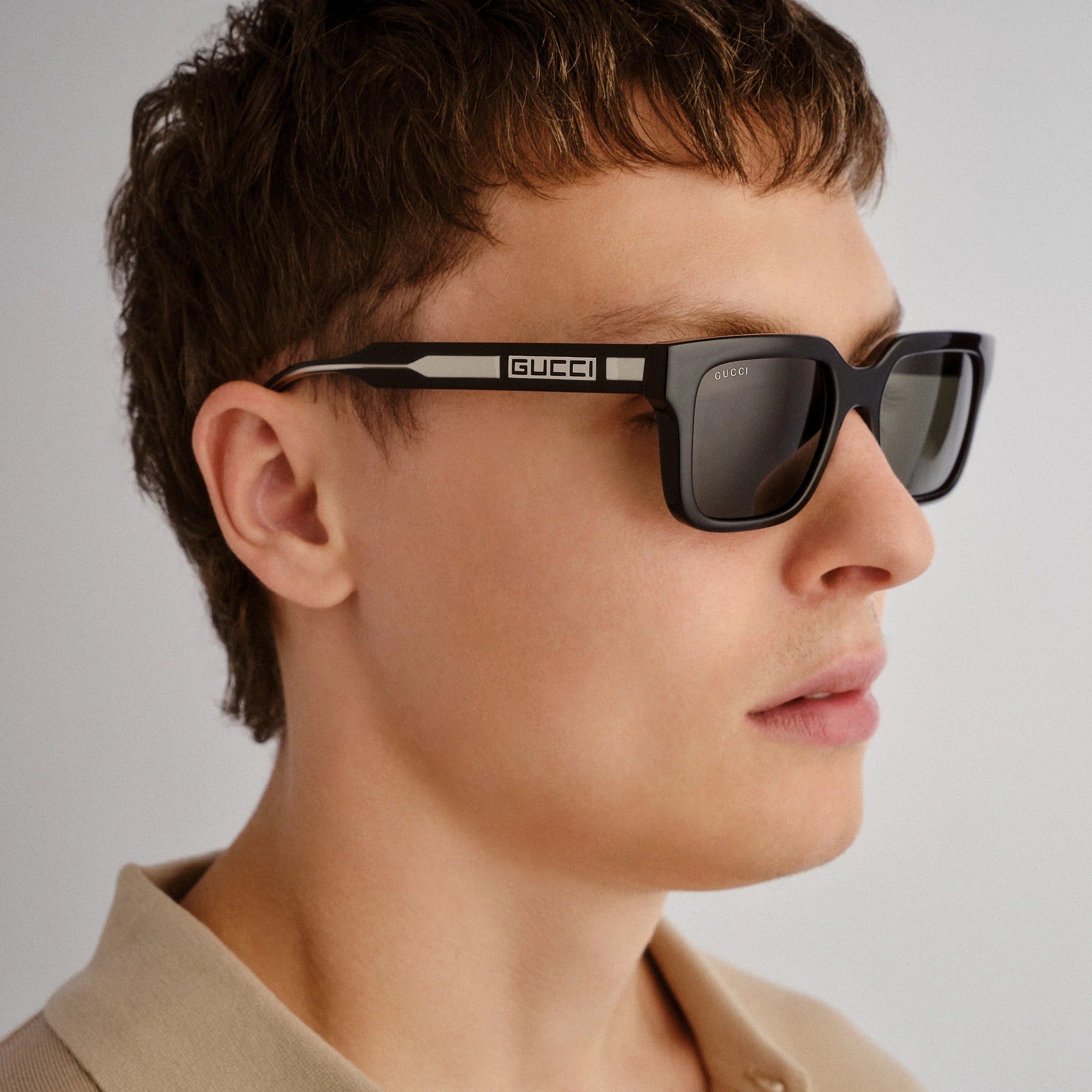 GUCCI GG1732SK 001 55 SUNGLASSES