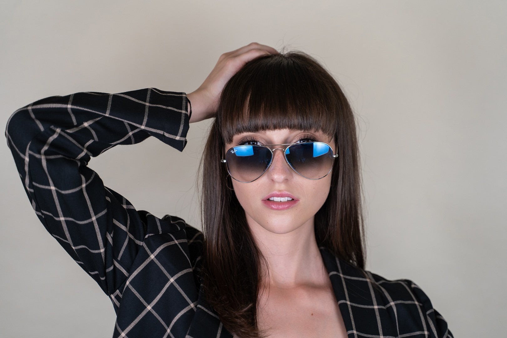 RAYBAN RB3025 AVIATOR 003 3F 55 SUNGLASSES