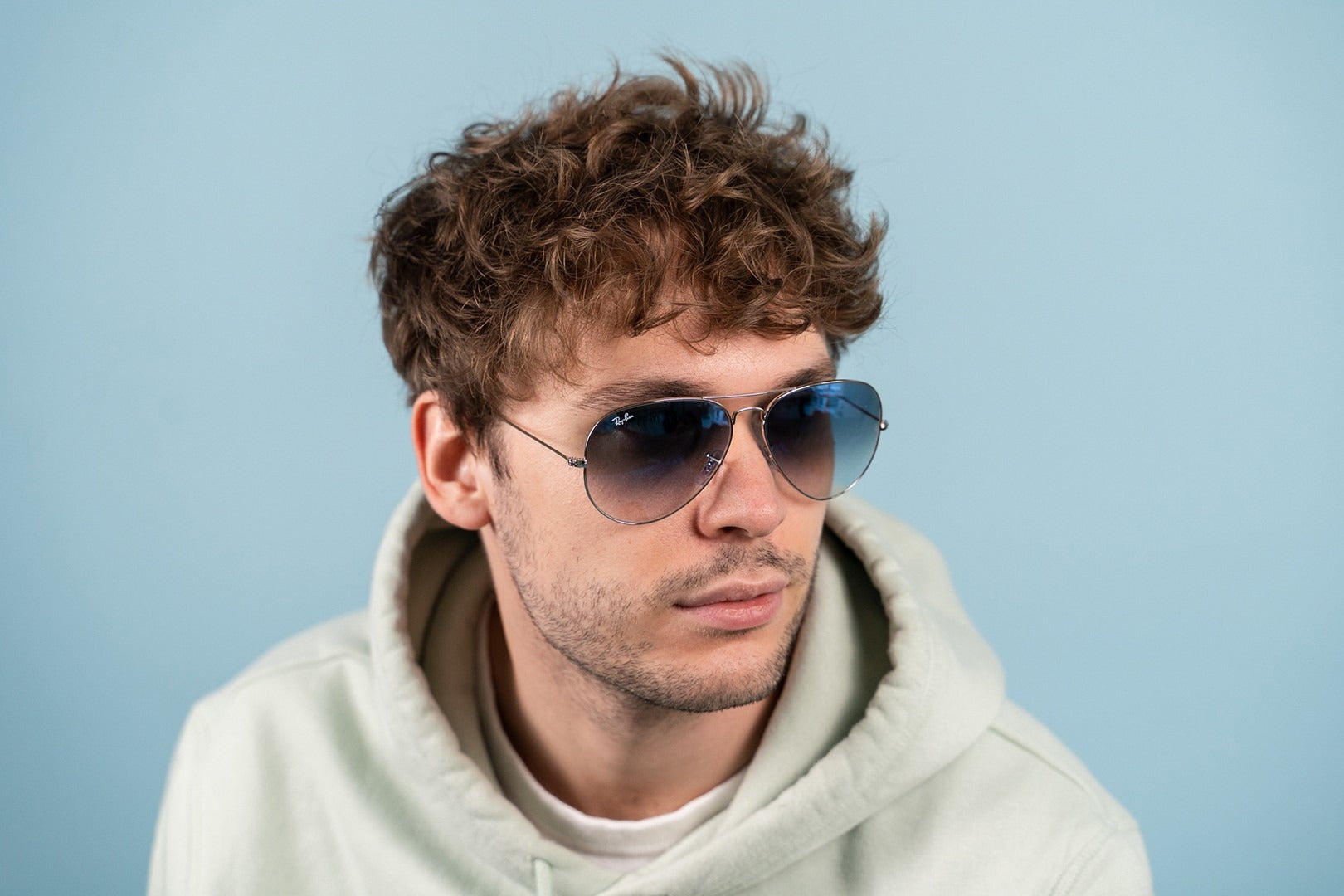 RAYBAN RB3025 AVIATOR 003 3F 55 SUNGLASSES