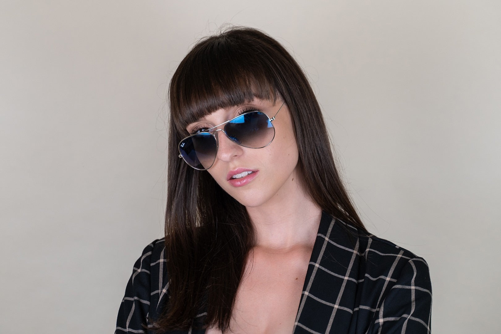RAYBAN RB3025 AVIATOR 003 3F 55 SUNGLASSES