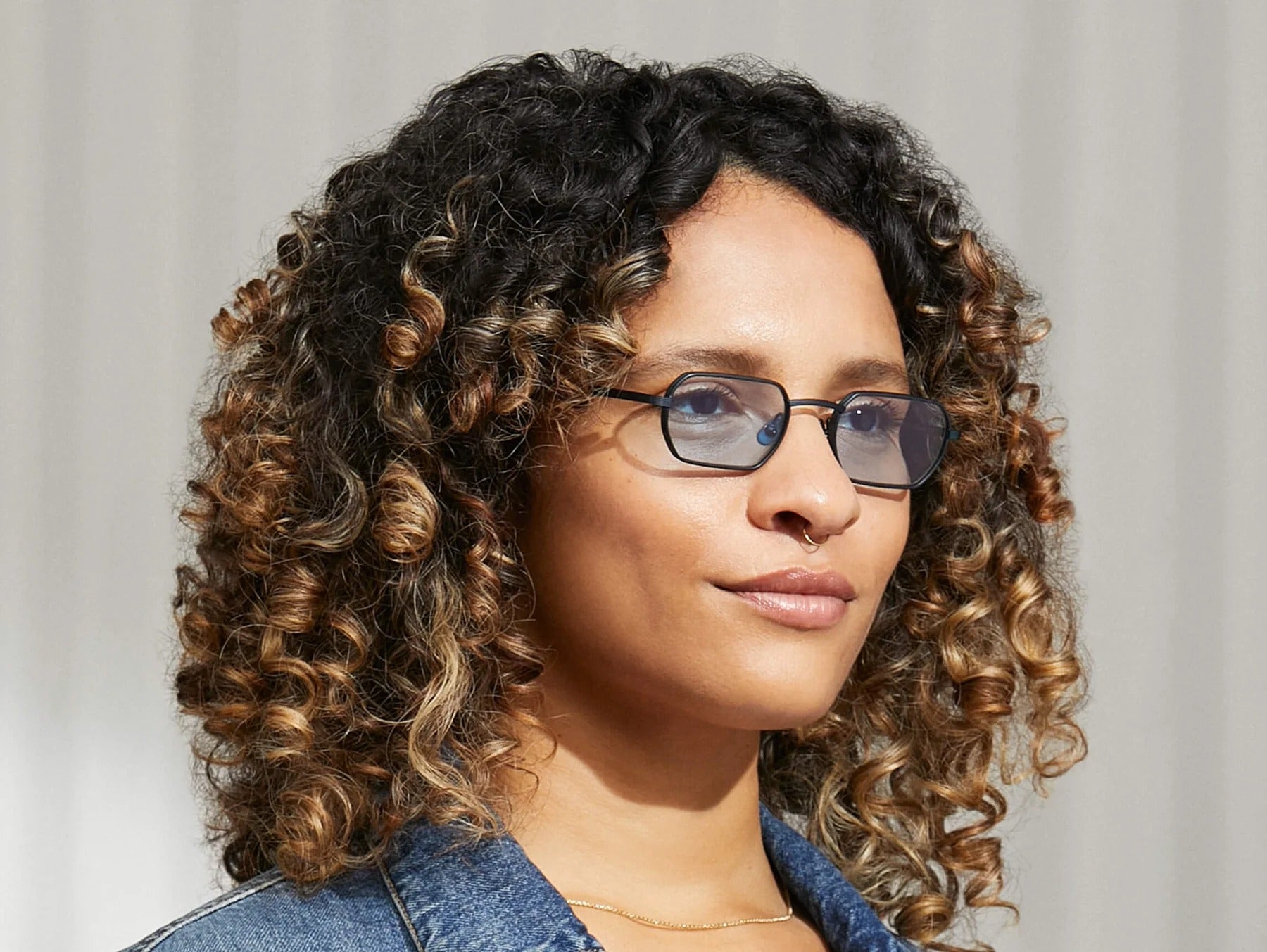 MOSCOT SHMOOZ SUN NAVY 48 SUNGLASSES