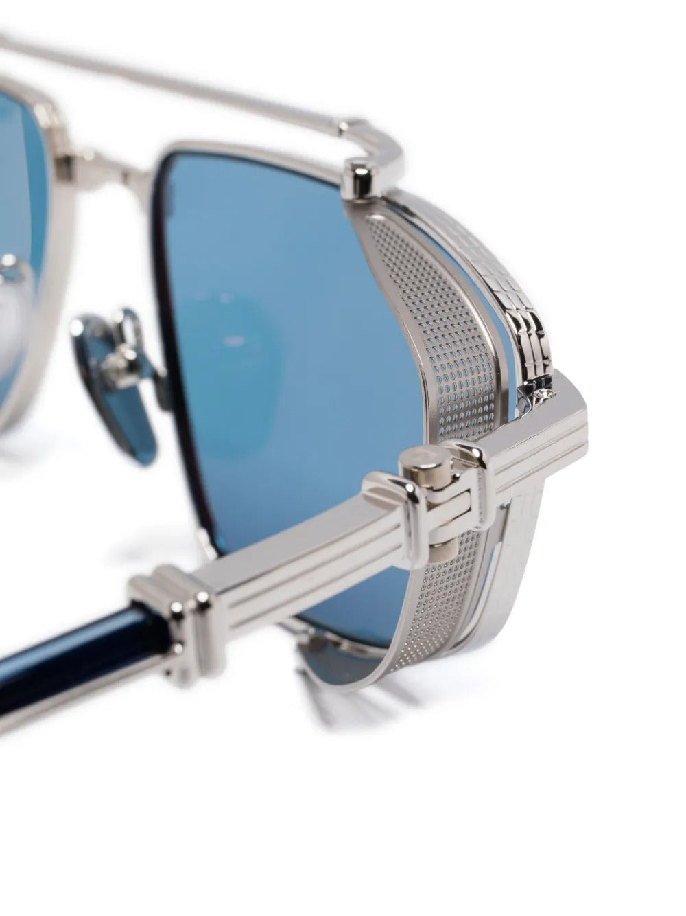 BALMAIN PARIS BPS142F BRIGADE SLV BLU 56 SUNGLASSES