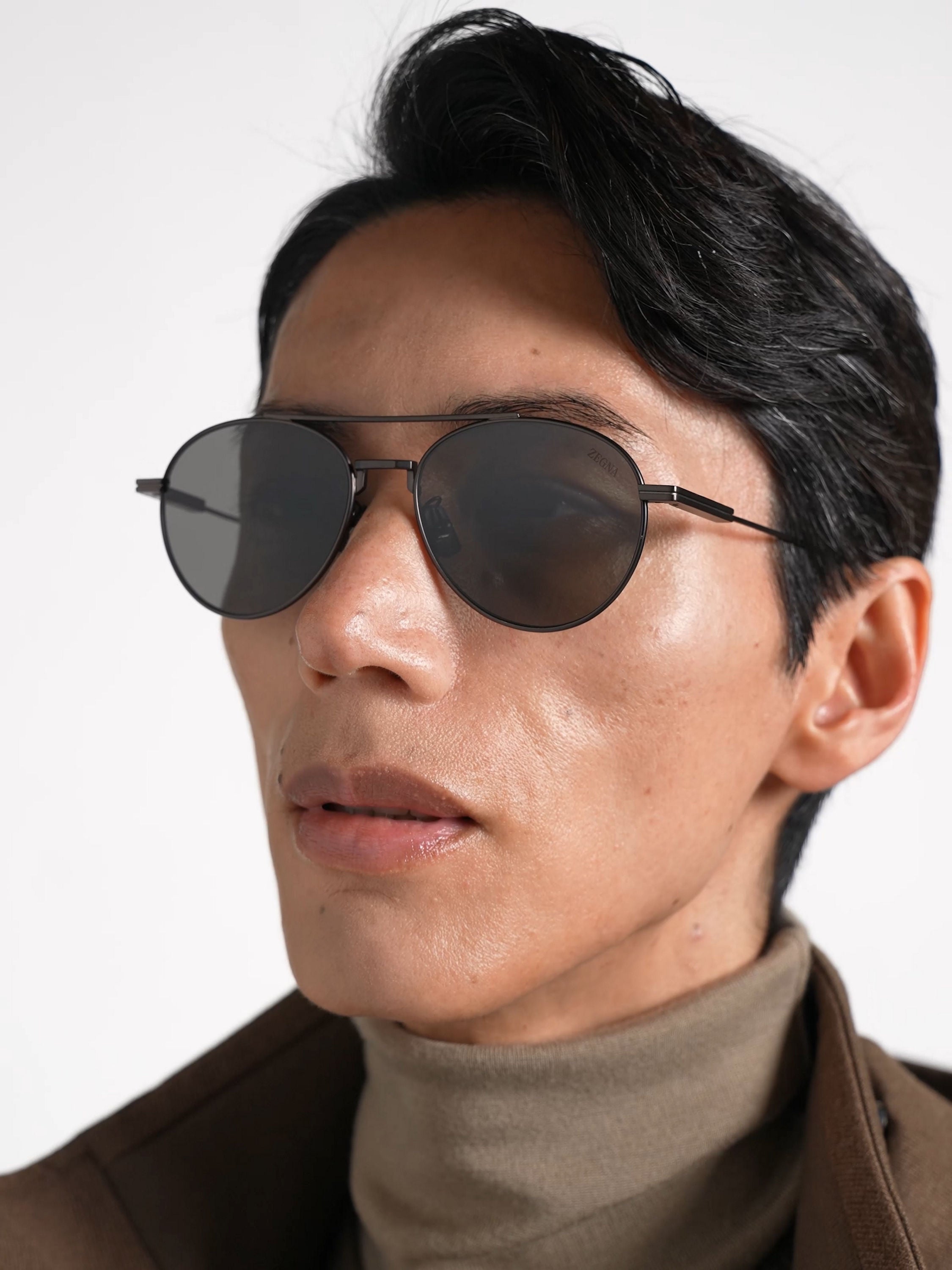 ZEGNA EZ0288 09D 55 SUNGLASSES