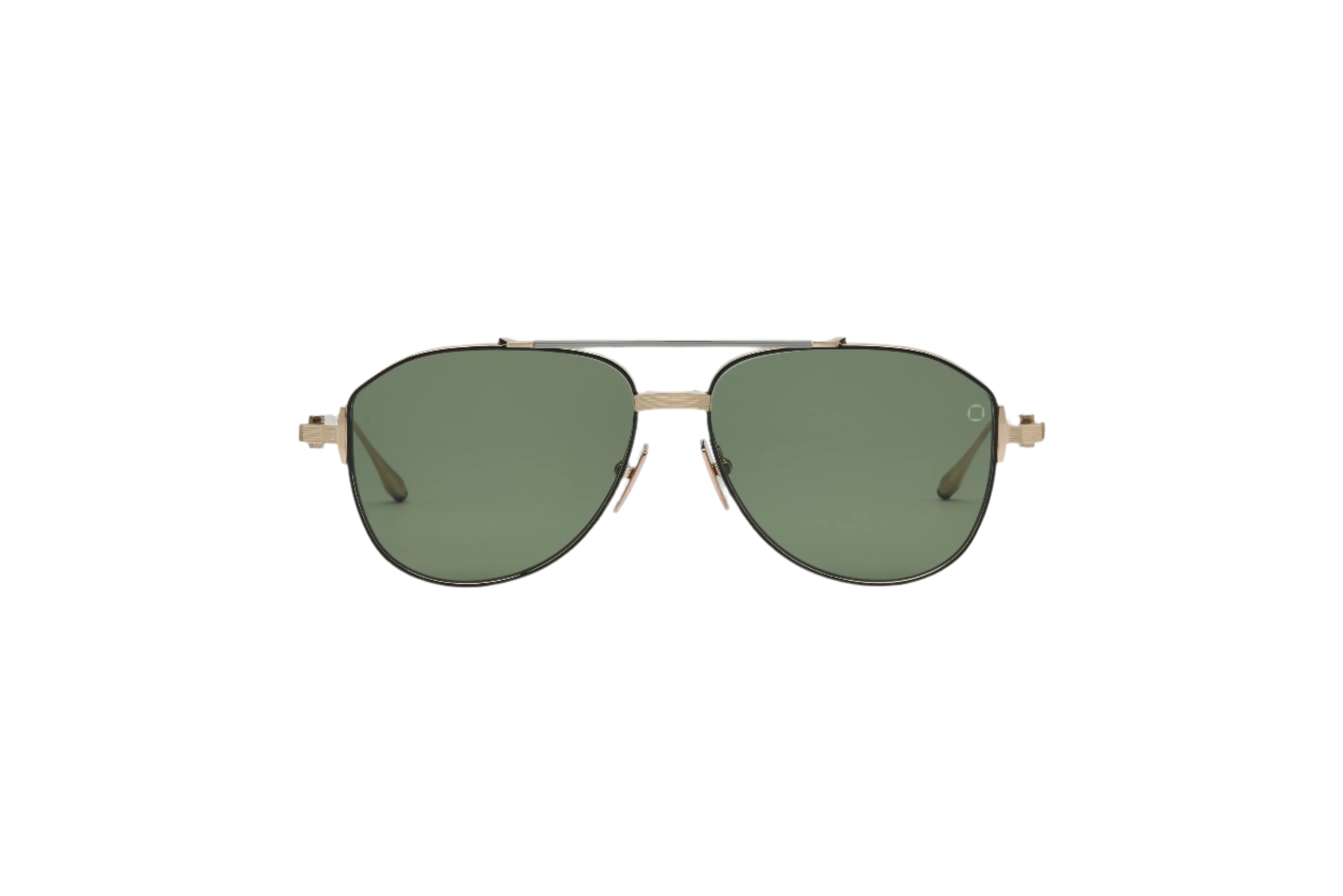 AKONI AKS521A HELIOS GLD BLK 57 SUNGLASSES