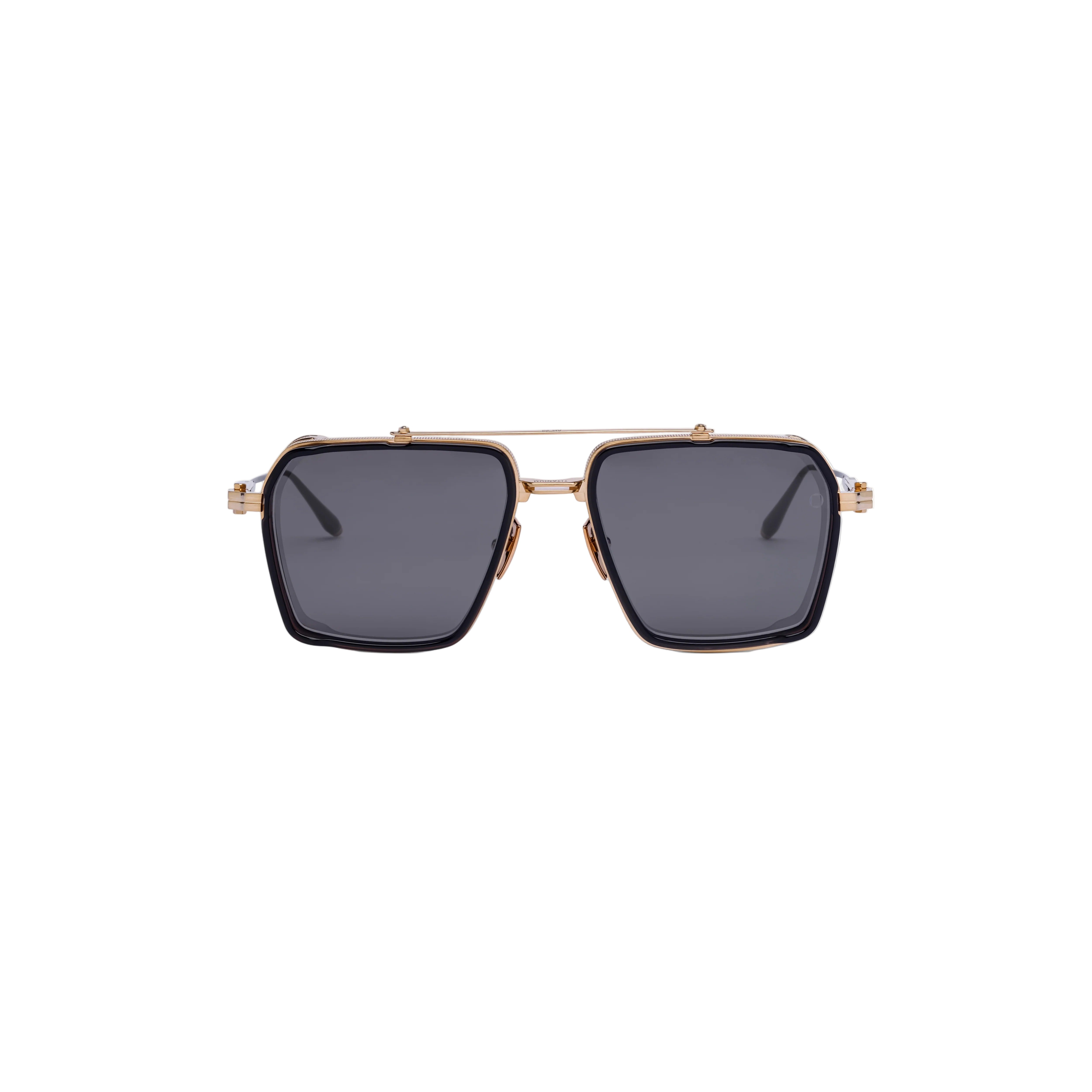 AKONI AKS510E GLD BLK 58 SUNGLASSES