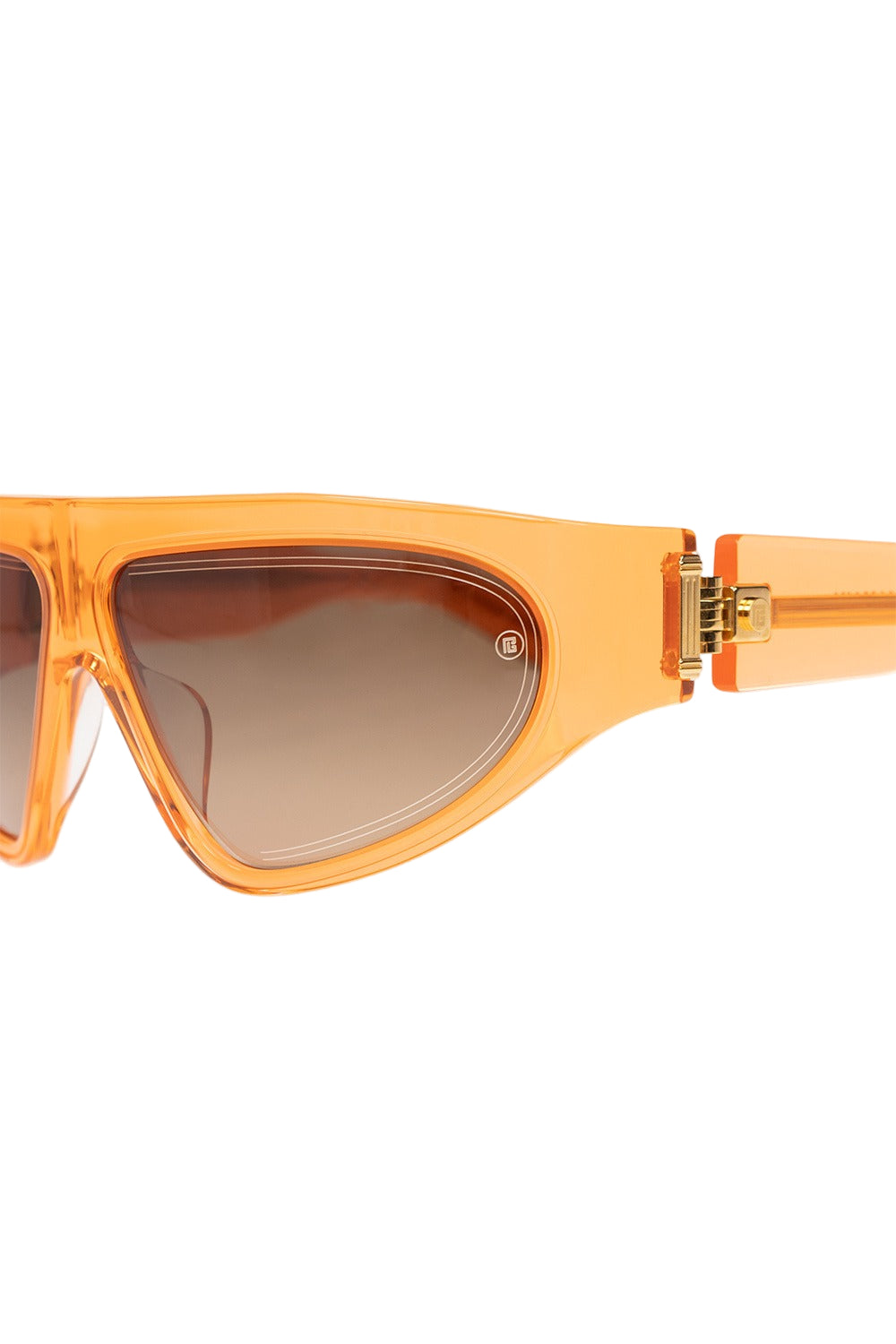 BALMAIN PARIS BPS143D B-ESCAPE ORG GLD 62 SUNGLASSES