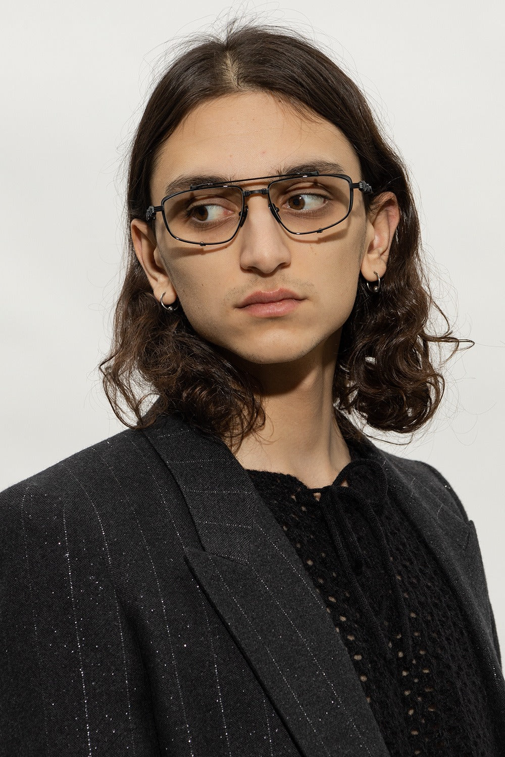BALMAIN PARIS BPX142B BRIGADE V BLK BLK 56 FRAME