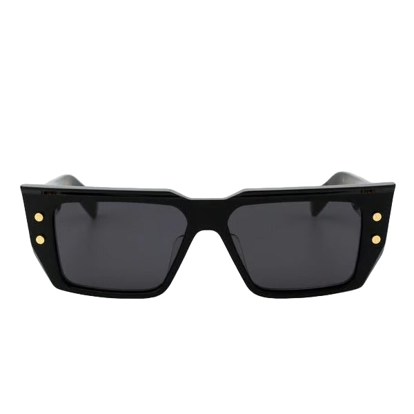 BALMAIN PARIS BPS128A B-VI BLK GLD 54 SUNGLASSES
