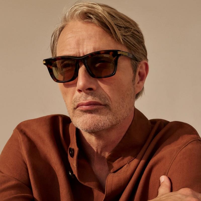 ZEGNA EZ0270 55E 49 SUNGLASSES