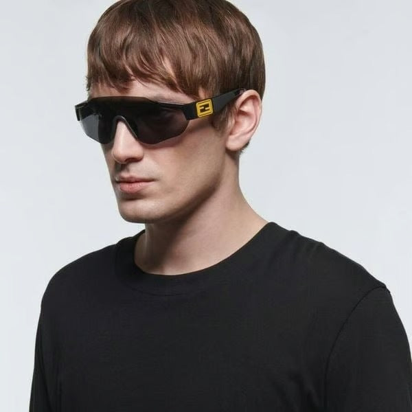 FENDI FE40088UY  01A 0002 Rimless NA 135 Plastic SUNGLASSES