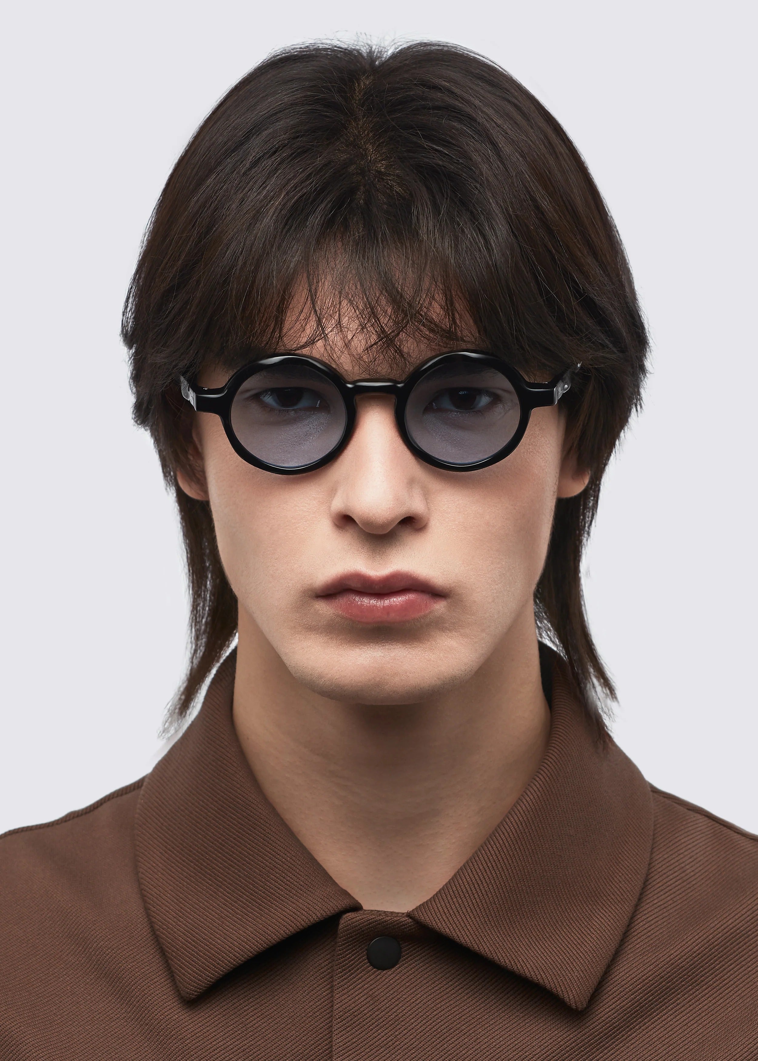 A SOCIETY MARION BLACK 46 SUNGLASSES