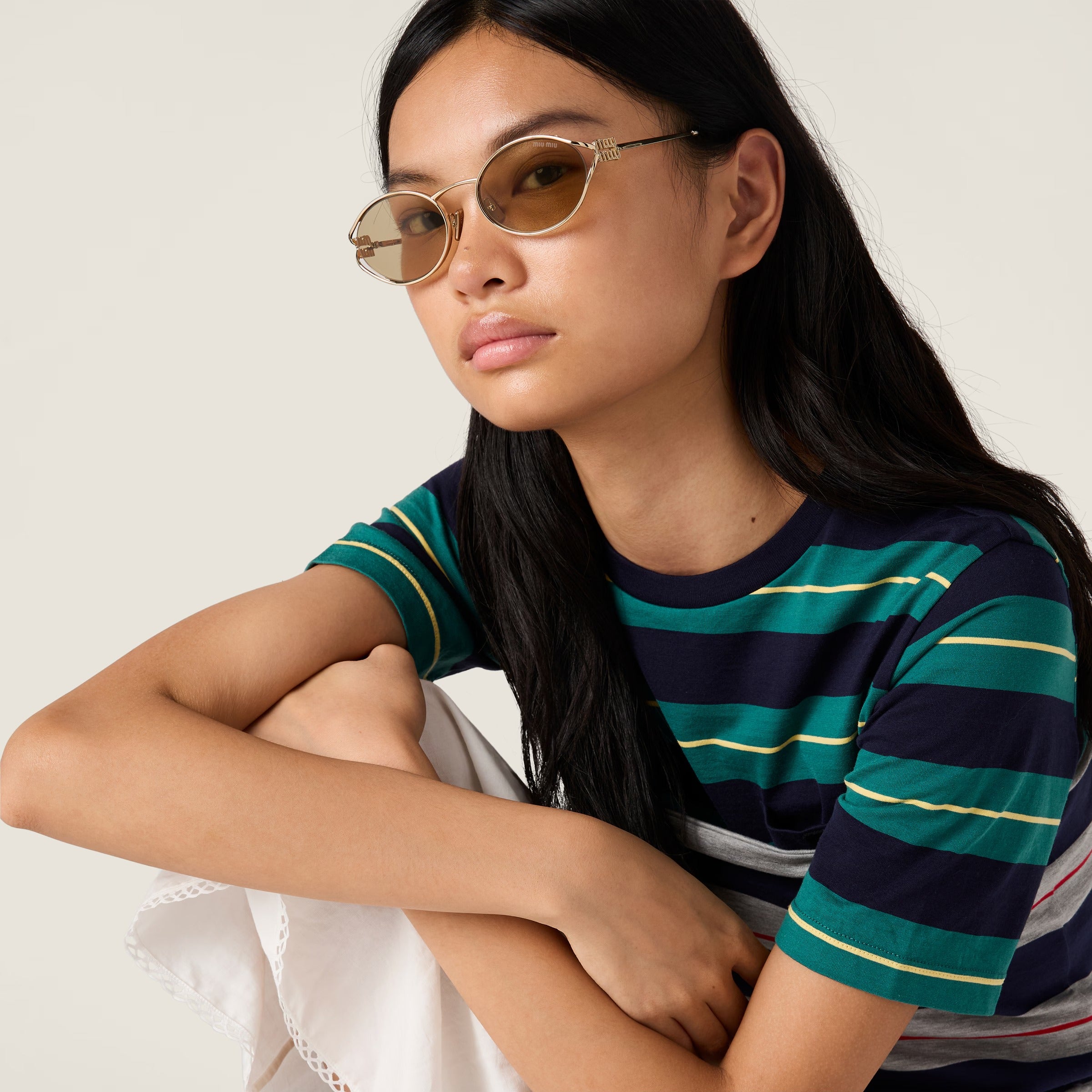 MIU MIU MU52YS ZVN10R 54 SUNGLASSES