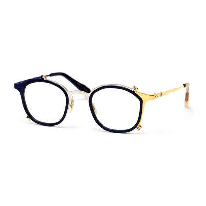 MASAHIRO MARUYAMA MM0030 BROKEN NVY SIL GLD 46 FRAME