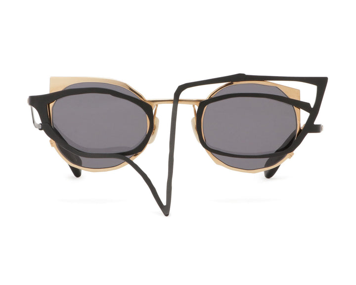 MASAHIRO MARUYAMA MM0044 DOODLE BLK GLD 45 SUNGLASSES