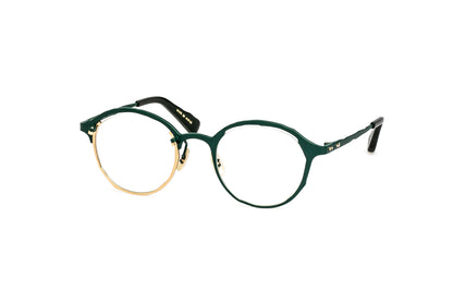 MASAHIRO MARUYAMA MM0054 MONOCLE GRN GLD 48 FRAME
