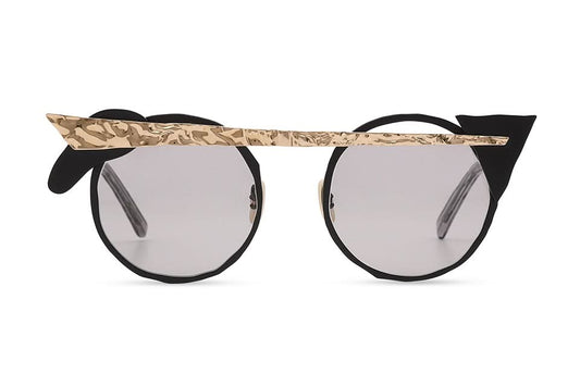 MASAHIRO MARUYAMA MM0094 STEP BLACK GOLD 50 SUNGLASSES