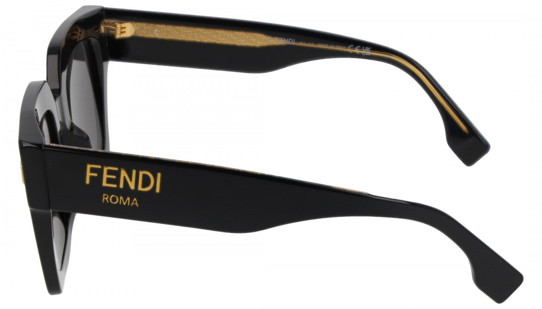 FENDI FE40101I 01A 50 SUNGLASSES