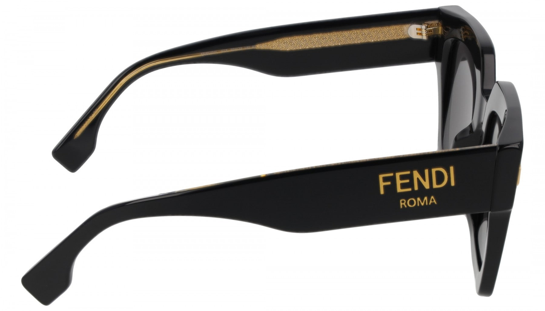 FENDI FE40101I 01A 50 SUNGLASSES